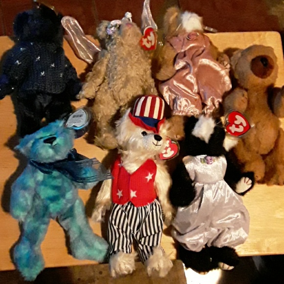 TY  -- ATTIC TREASURE  BEARS  (  15 BEARS TOTAL ) - Picture 2 of 2